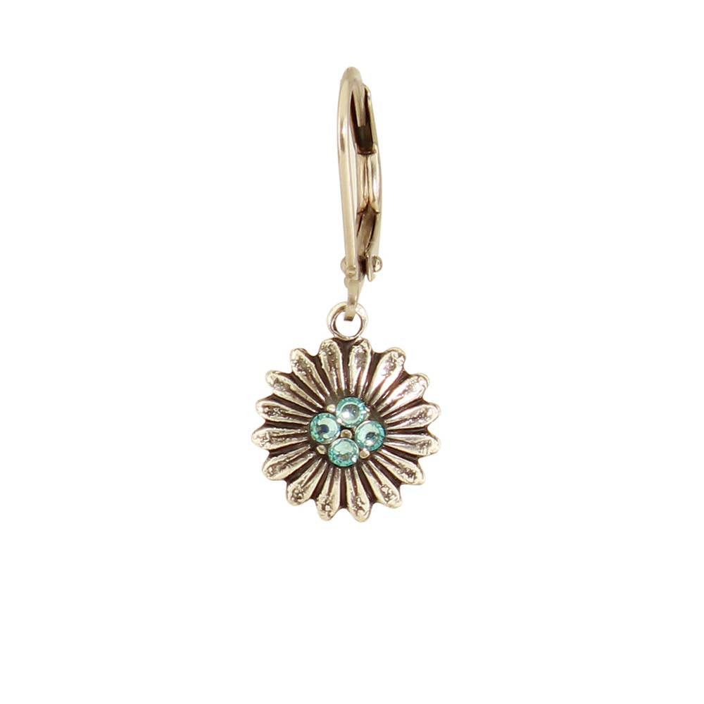 Crystal Sunflower Earring