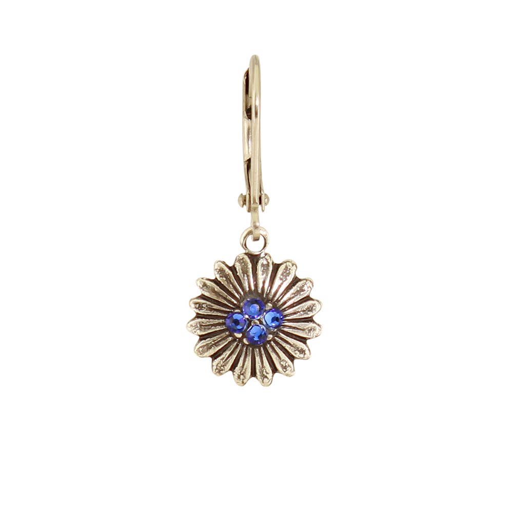 Crystal Sunflower Earring