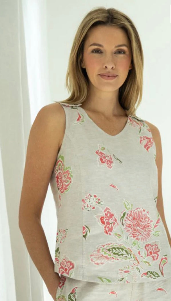 Linen Bloomer Tank