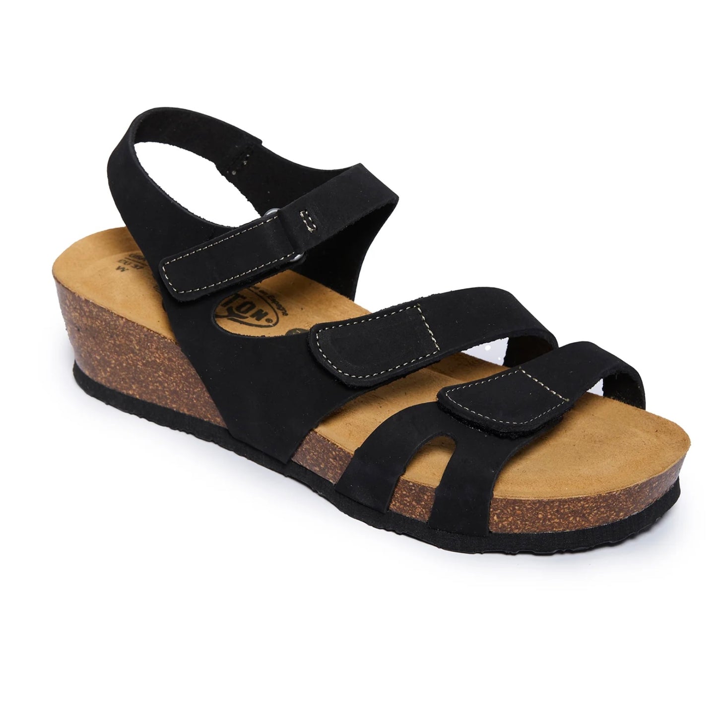 Ankle Strap/Cork Bottom Velcro Closure