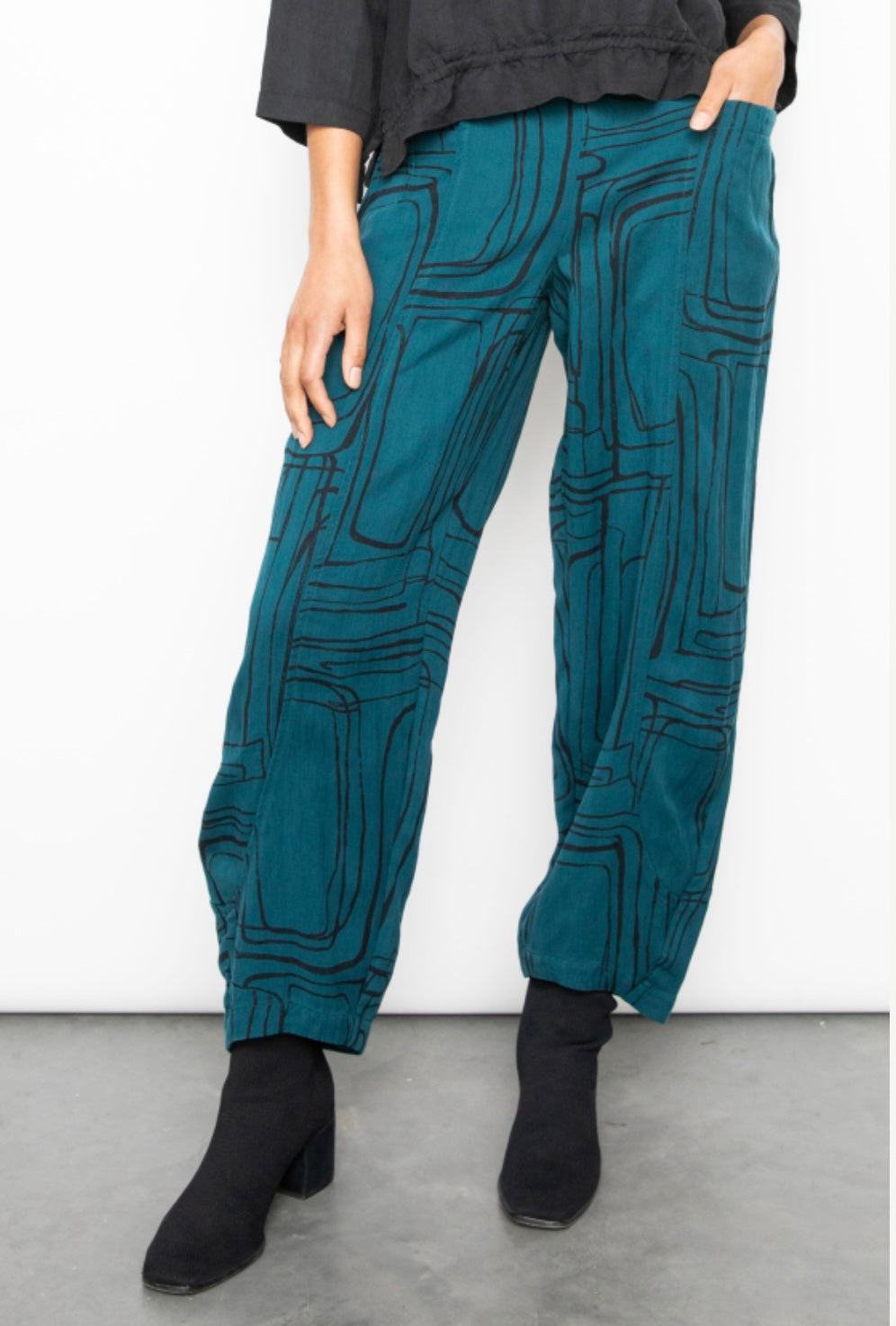 Tencel Pleat Pocket Pant