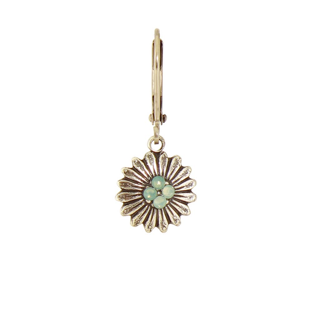 Crystal Sunflower Earring