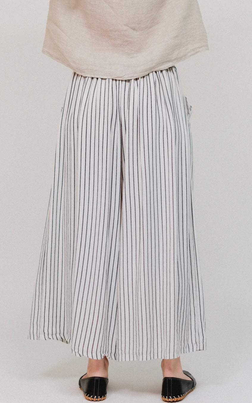 Stripe Wide Leg Pant