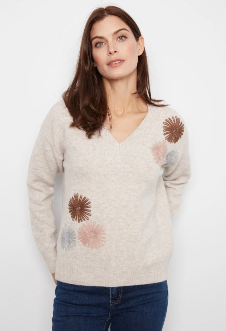 L/S V Neck Sweater