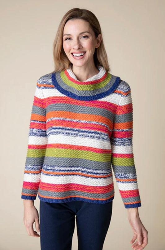 Rustic Stripes Sweater