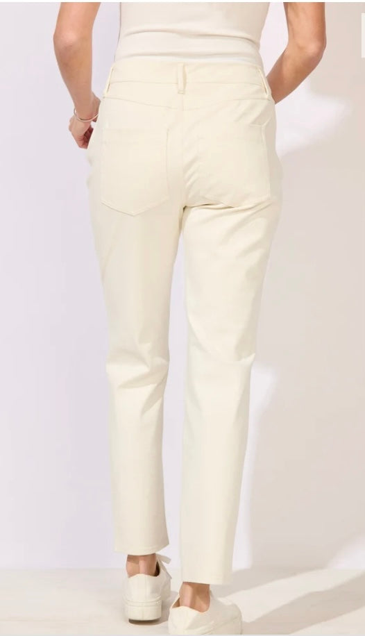Knit Denim Straight Leg Jean
