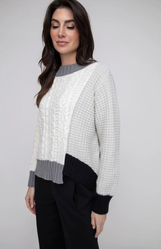 Cozy Mixed Stitch Sweater