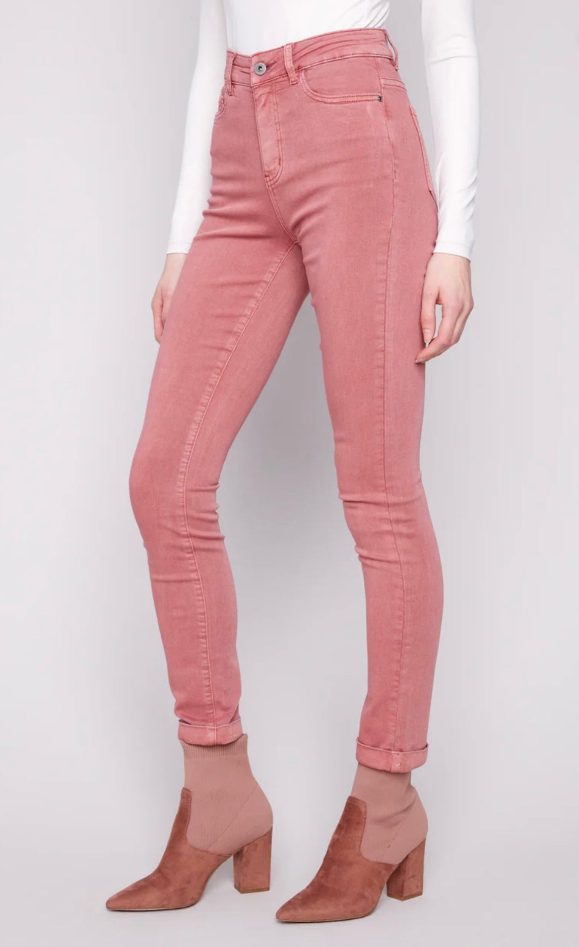 Cuffed Slim Twill Pat