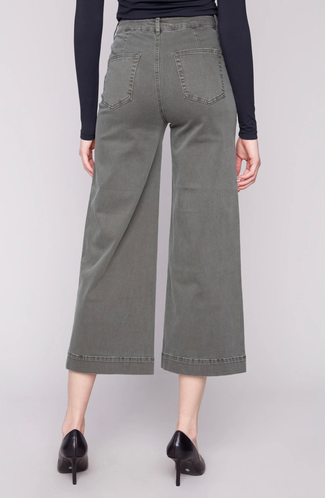 Cropped Twill Pant
