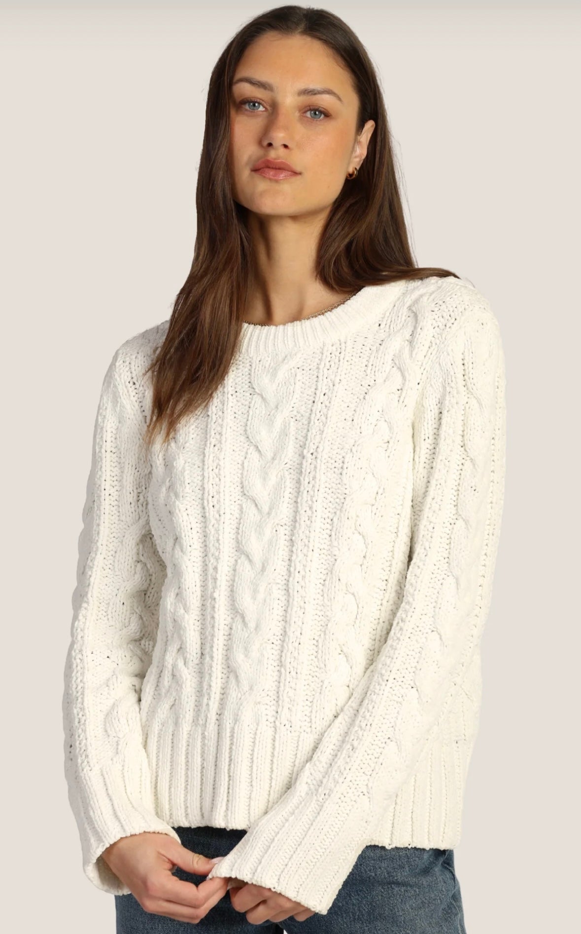 Preston Plush Cable Sweater