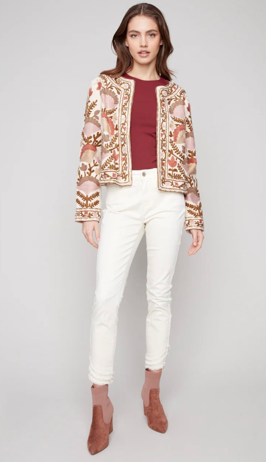 Edge to Edge Embridered Jacket
