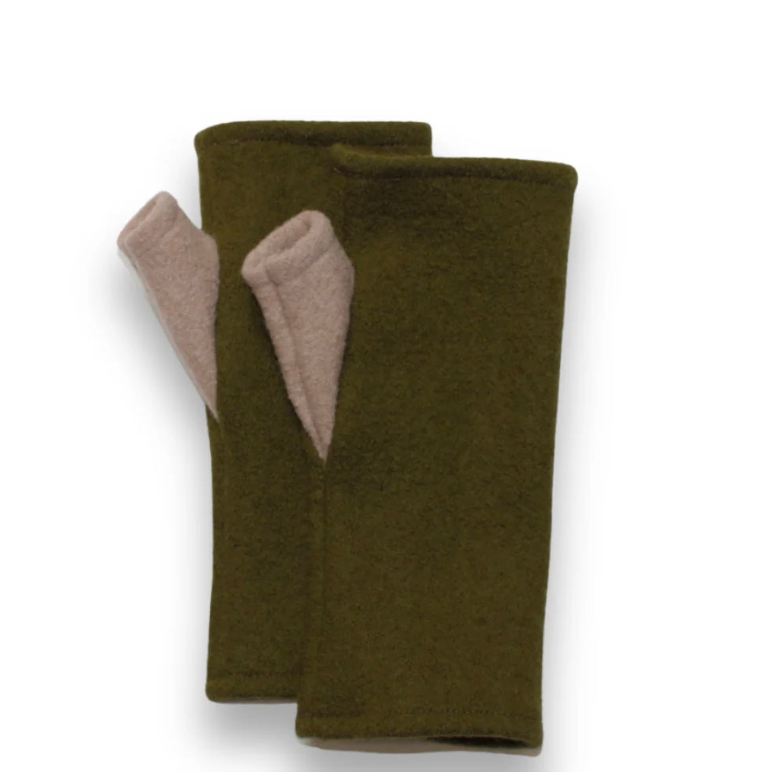 Two Tone Wool Gloves