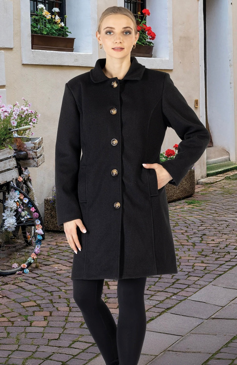 Jacket with Back Flap