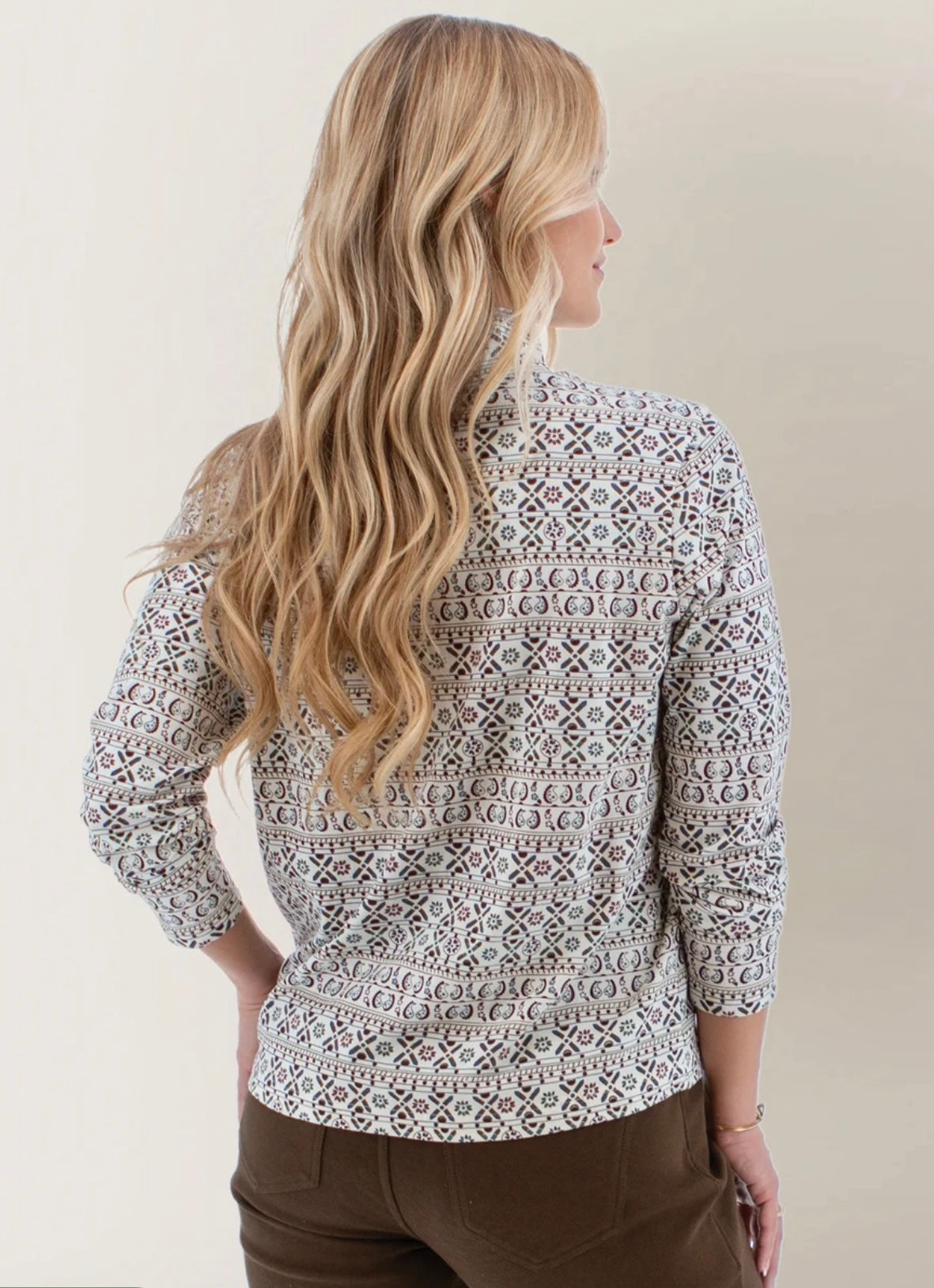 Vonda Mockneck Top