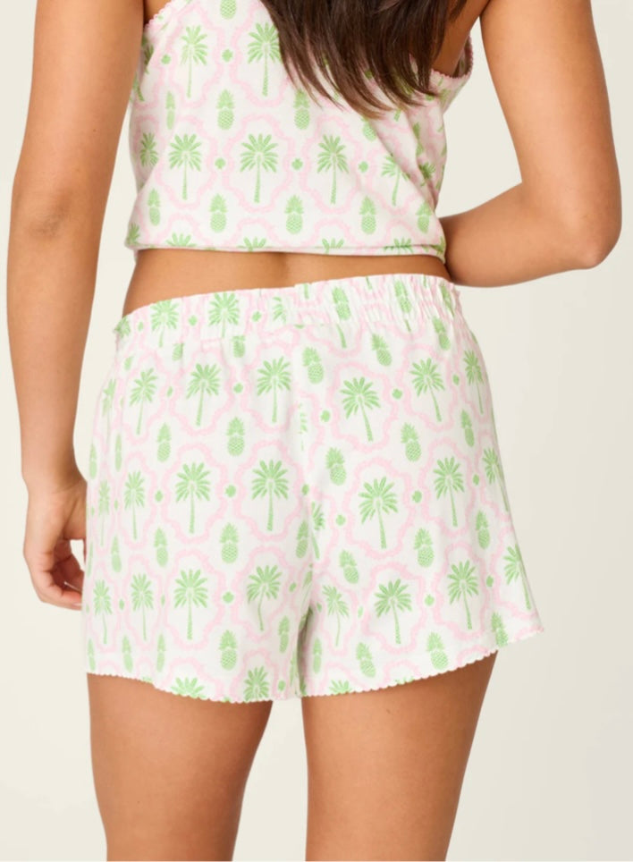 Palm Print Short