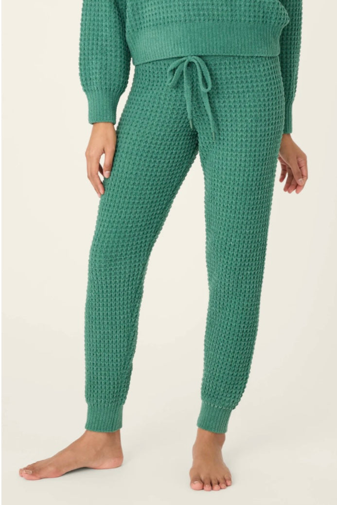 Cozy Band Pant Chenille Waffle