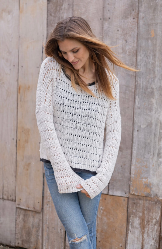 Faye Tipped Top