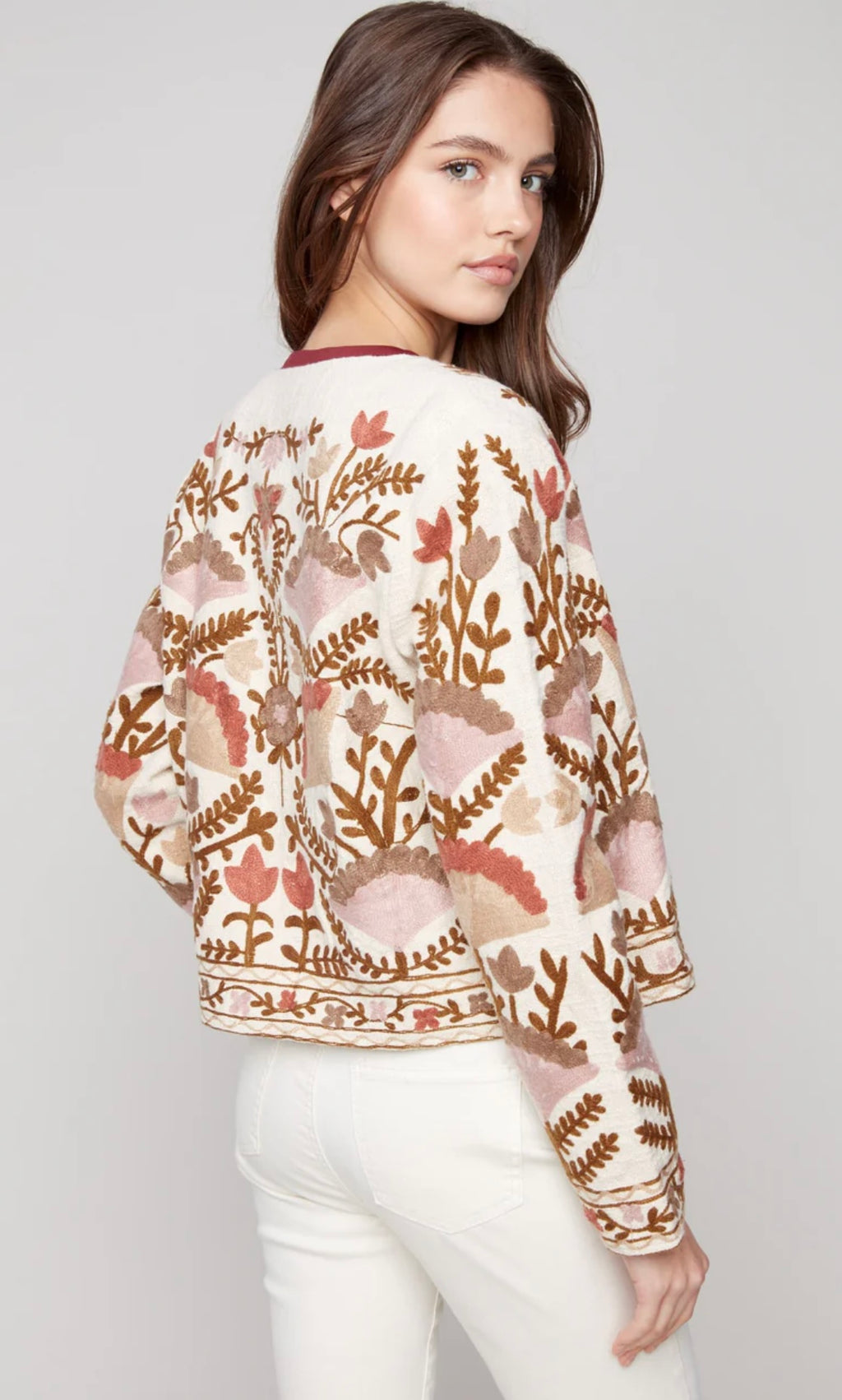 Edge to Edge Embridered Jacket