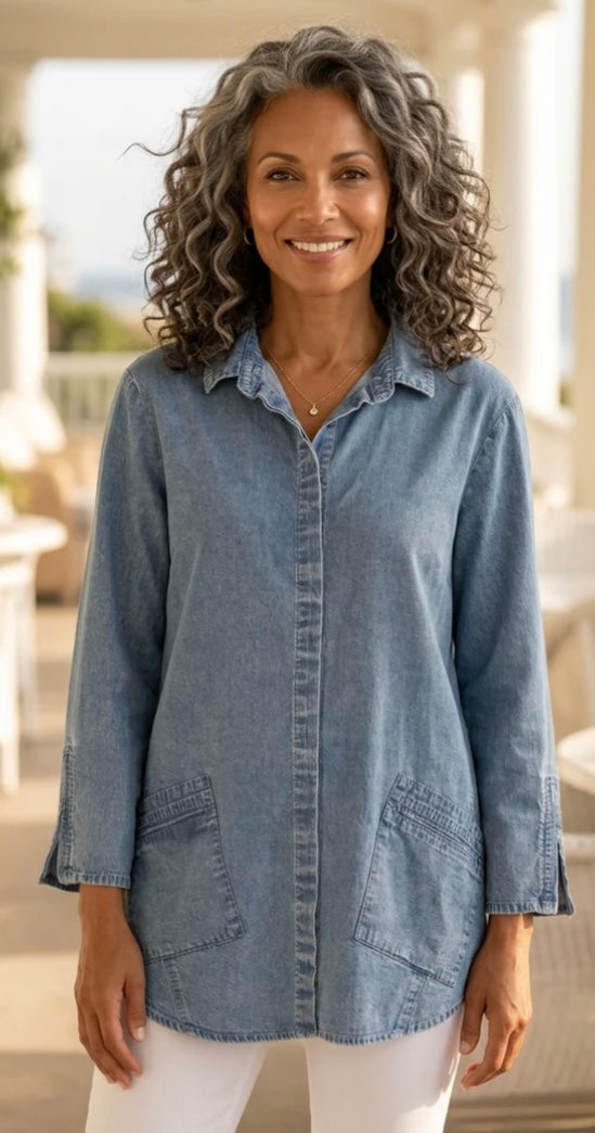 Zip Sleeve Shirt