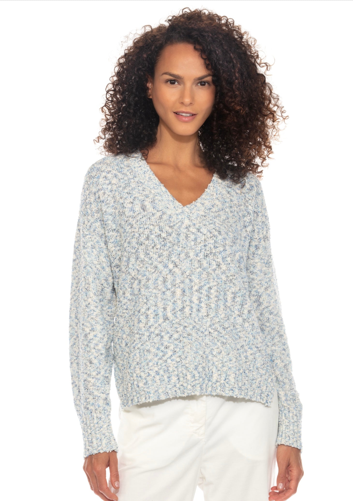 Melange Boucle Sweater