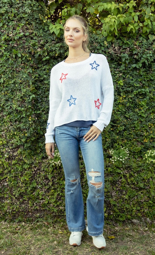 American Star Crew Sweater