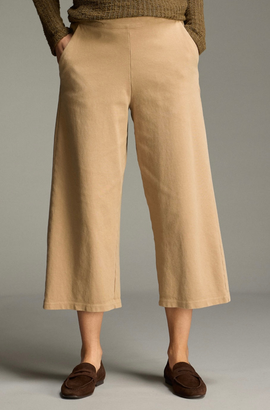 Crop Leg Ponti Pant