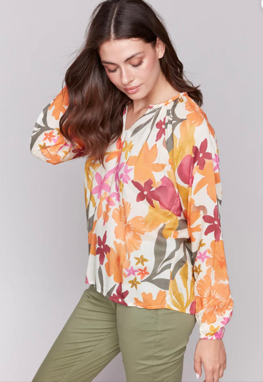 Raglan Popover Blouse
