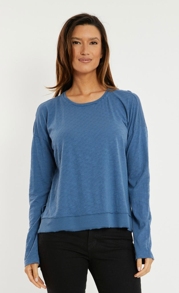 L/S Crew Neck Boxy Top