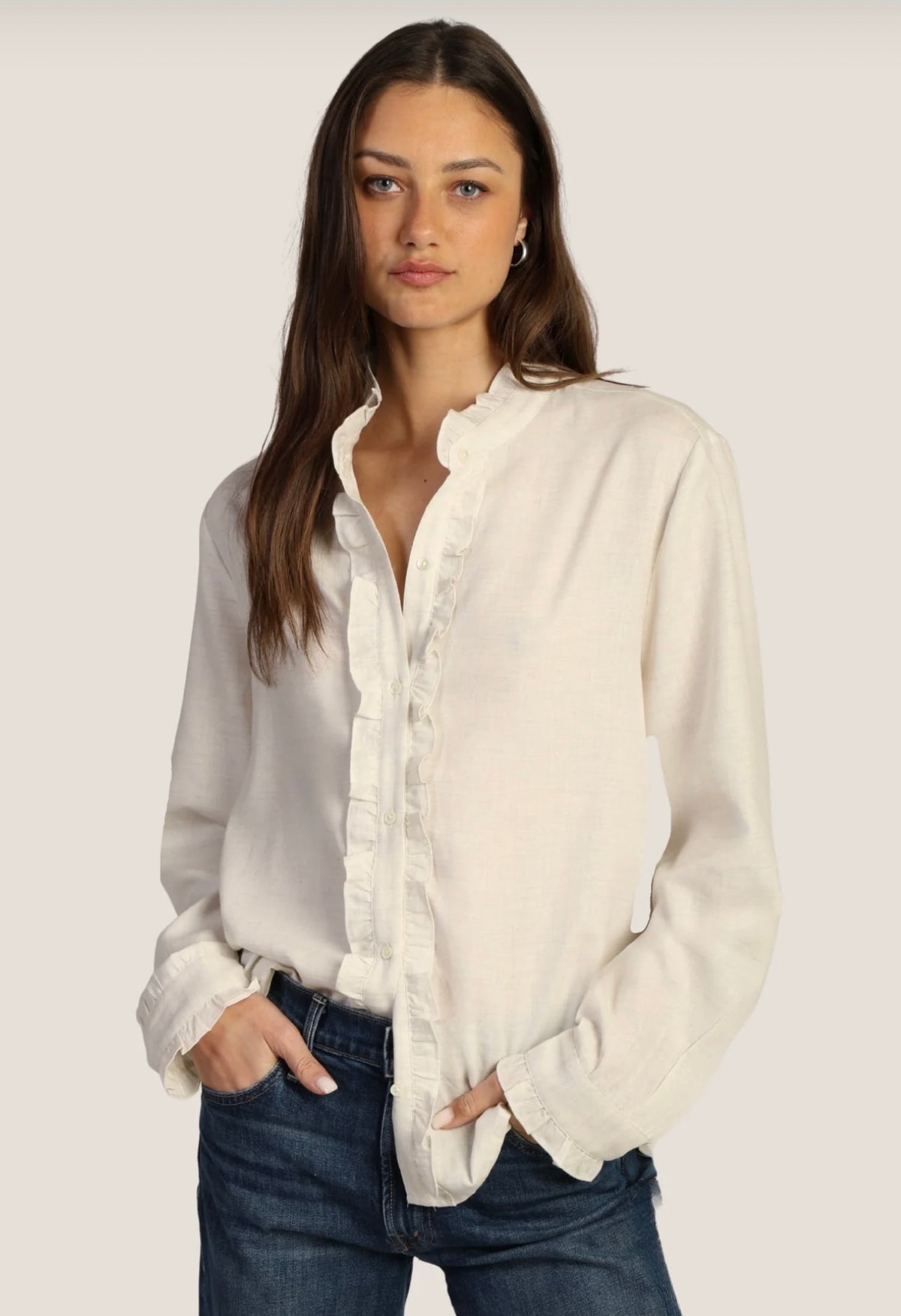 Channing Ruffle Shirt