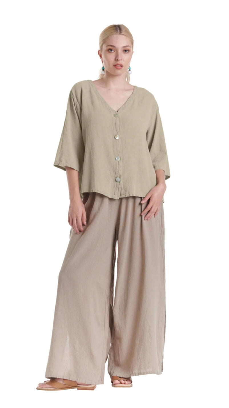 Ronie Button Up Top