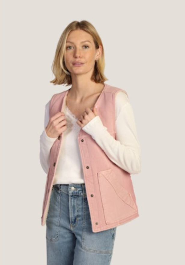 Bowie Vest W/Sherpa Lining