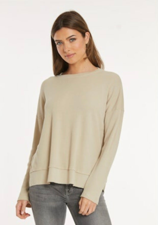 L/S Crew Neck Boxy Top