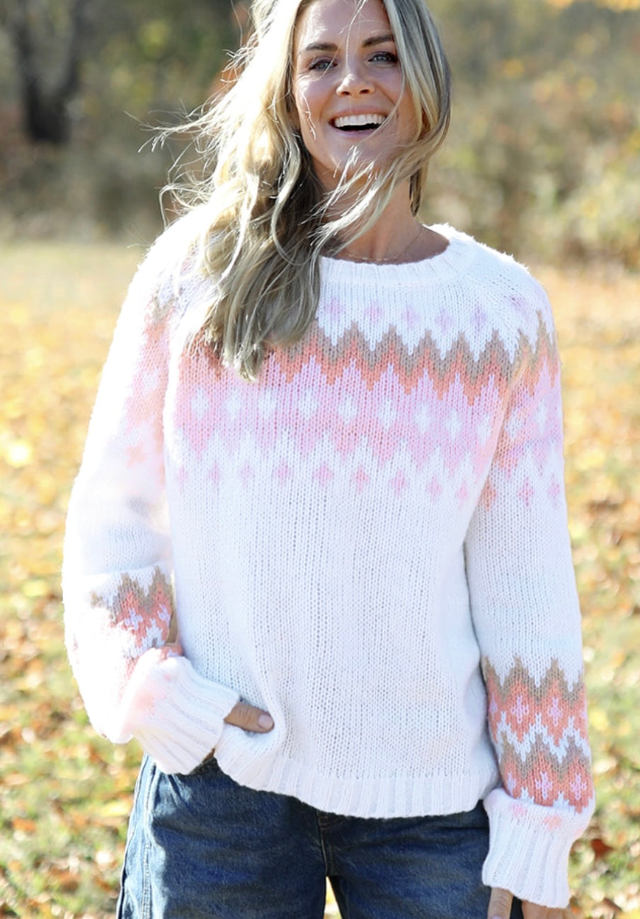 Jaxon Fair Isle Raglan