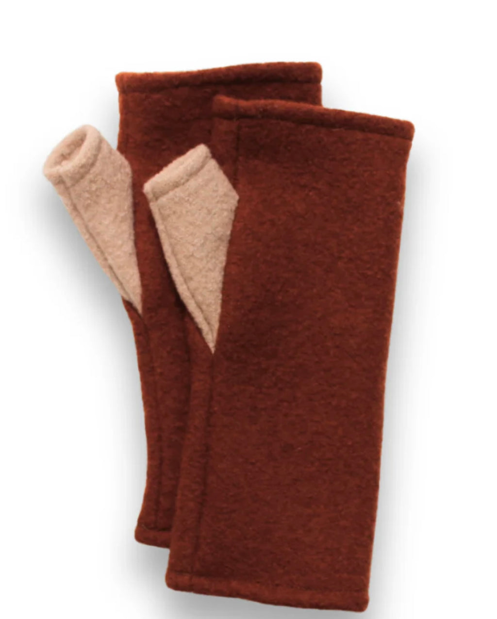 Two Tone Wool Gloves