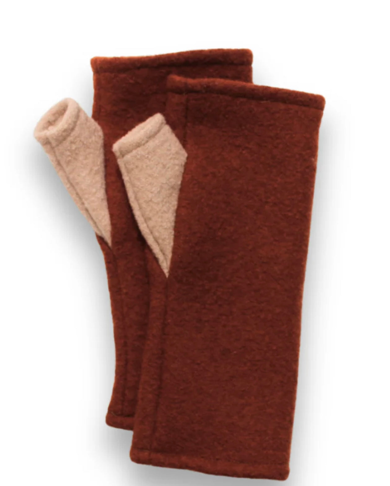 Two Tone Wool Gloves