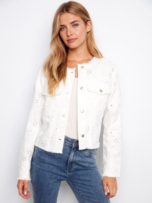 Eyelet Ring Spun Jacket