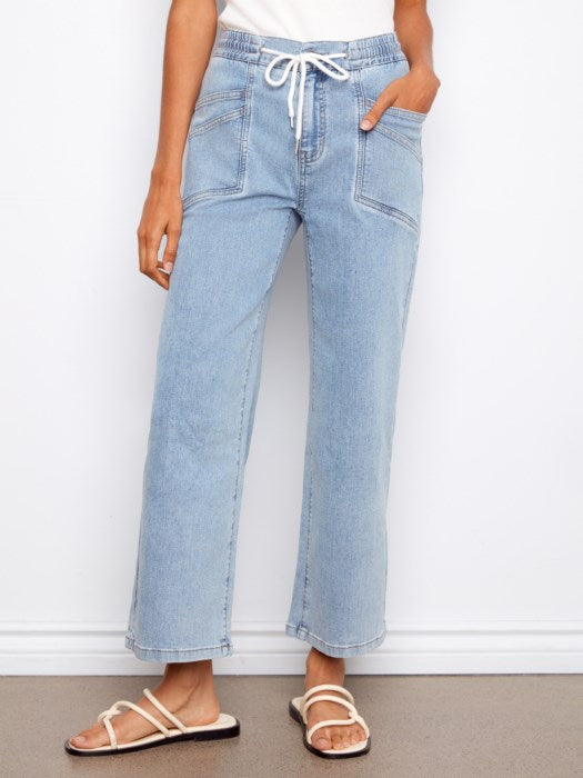 Wide Leg Denim Pant