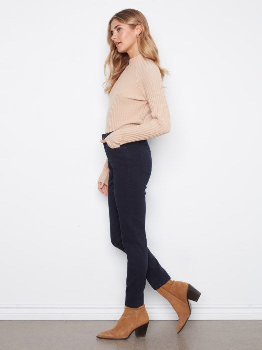 Twill Slim Leg Pant
