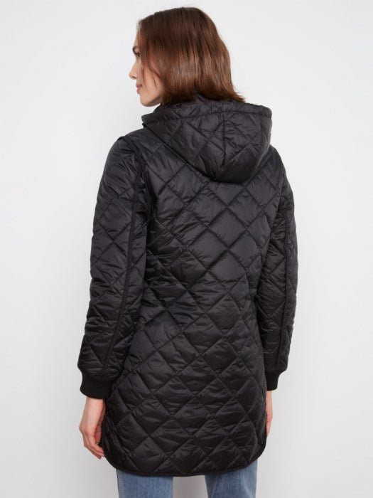 Puffer W/Sweater Rib