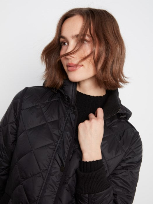 Puffer W/Sweater Rib