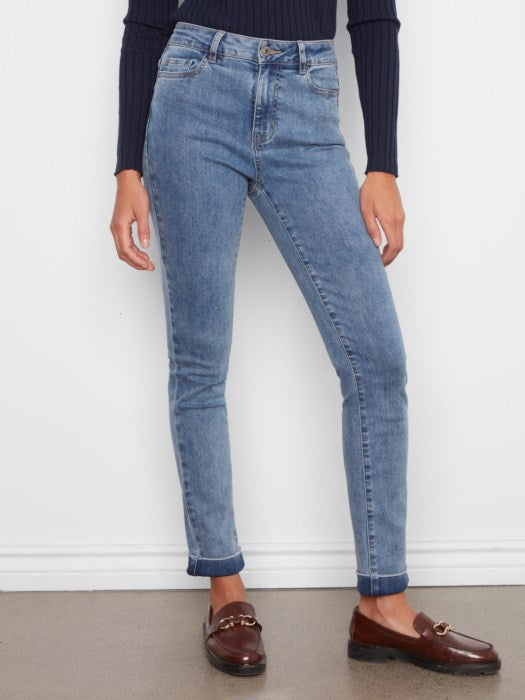 Cuffed Hem Slim Jean
