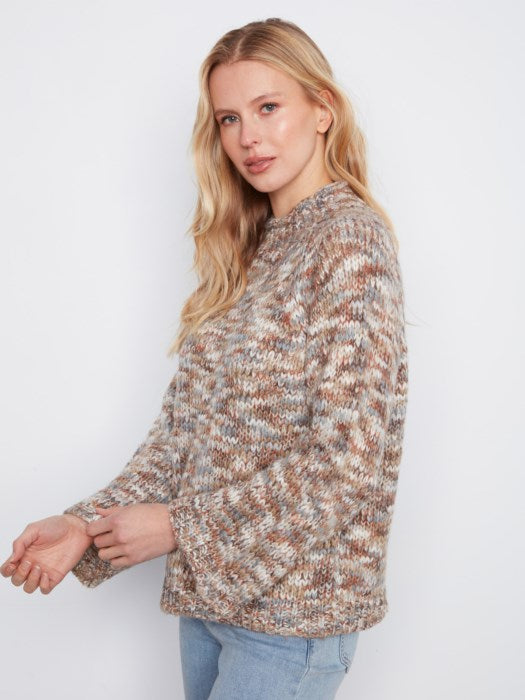 High Neck Knit Sweater