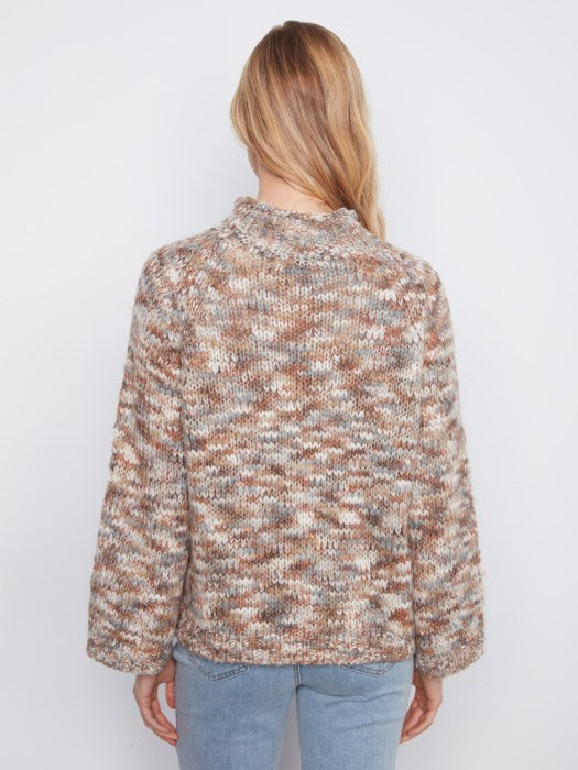 High Neck Knit Sweater