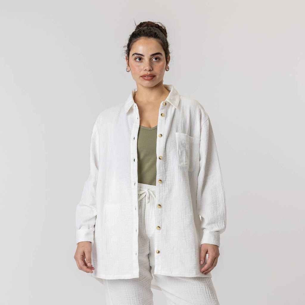 100% Organic Cotton - Button Down Shirt