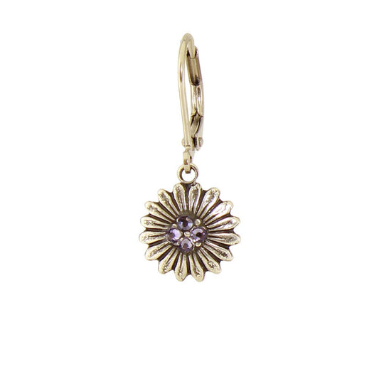 Crystal Sunflower Earring