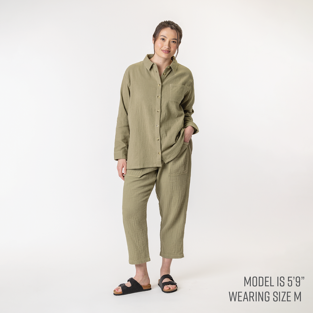 100% Organic Cotton - Button Down Shirt