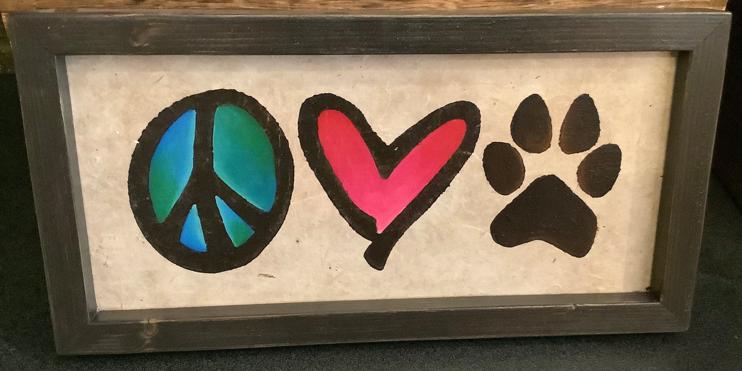 Handmade Peace Signs
